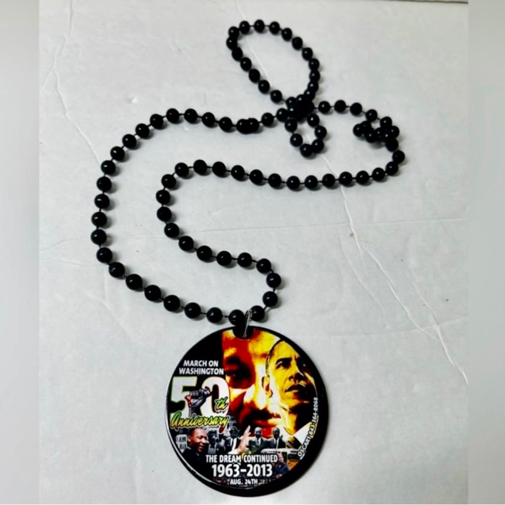 50th Anniversary - March on Washington (2013) Necklace (MLK/President Obama